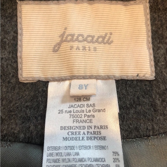 Jacadi children’s wool coat - Picture 3 of 4